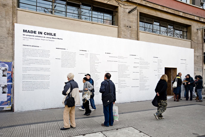 Josep Maria Martin - Galería Gabriela Mistral / Santiago /  Chile